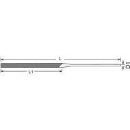 Diamantfeile D126 HB, dreikant